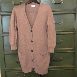 MADEWELL WALLACE JACKET SWEATER XS